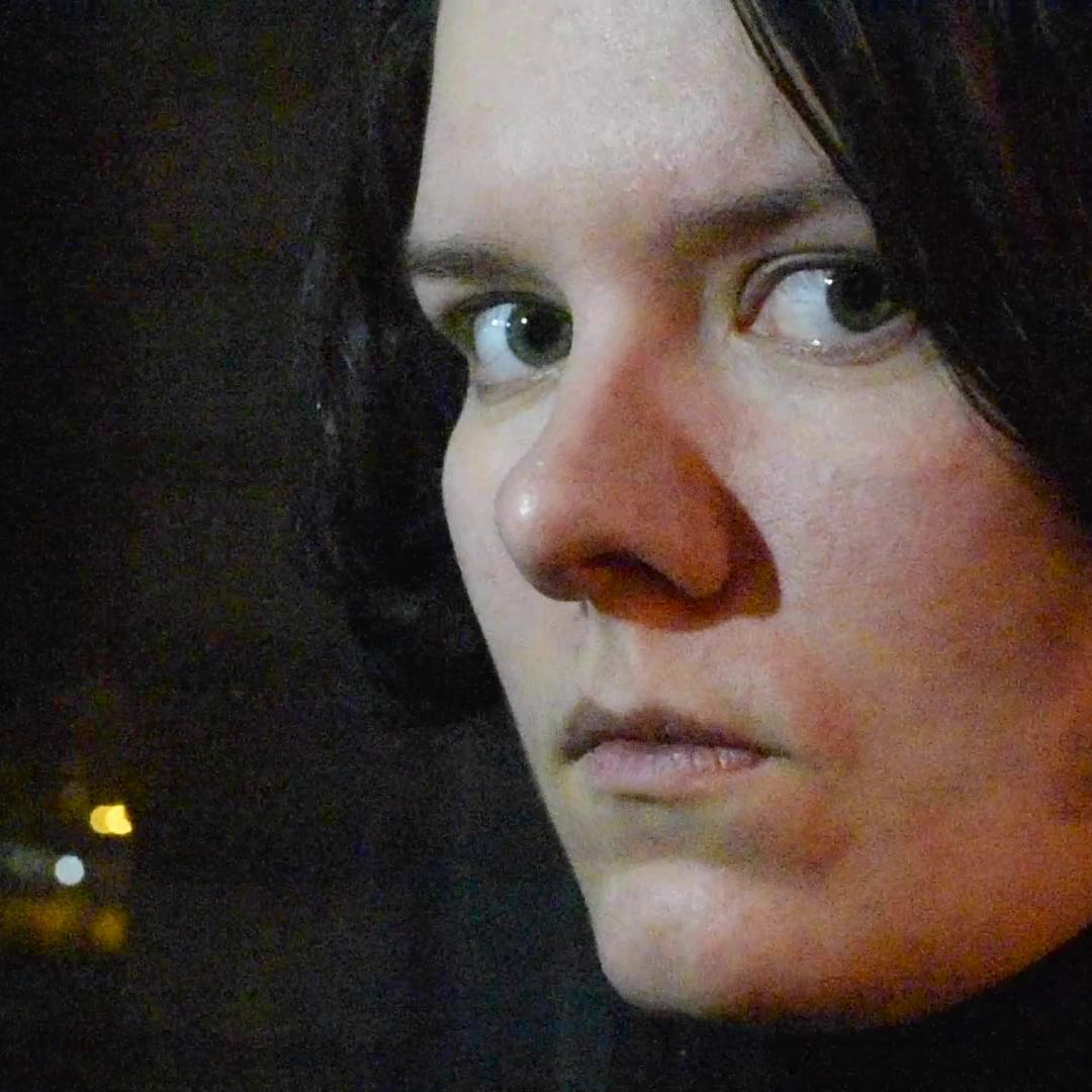 Thumbnail image of video artwork Malocchio, feature a face